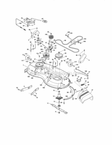 Page G Diagram and Parts List for  Craftsman Lawn Tractor