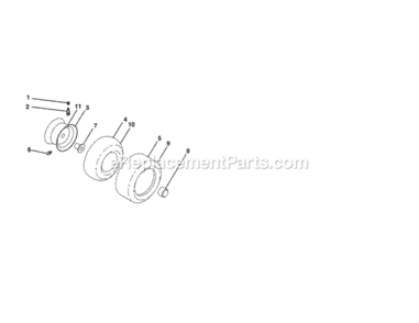Page J Diagram and Parts List for  Craftsman Lawn Tractor