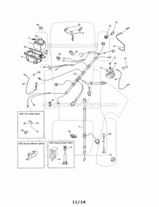 Part Location Diagram of 587753796 Craftsman Manual, Parts