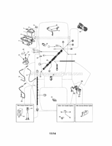 Part Location Diagram of 581429302 Husqvarna Switch