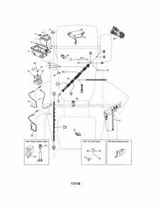 Part Location Diagram of 581429302 Husqvarna Switch