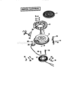 Page O Diagram and Parts List for  Craftsman Lawn Tractor