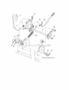 Page N Diagram and Parts List for  Craftsman Lawn Tractor