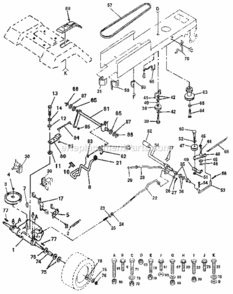 Part Location Diagram of 137370 Craftsman Transaxle
