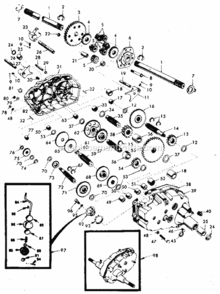 Page G Diagram and Parts List for  Craftsman Lawn Tractor