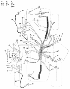 Page C Diagram and Parts List for  Craftsman Lawn Tractor
