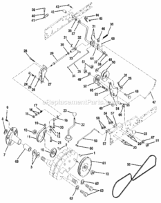 Page E Diagram and Parts List for  Craftsman Lawn Tractor