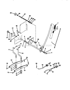 Page I Diagram and Parts List for  Craftsman Lawn Tractor