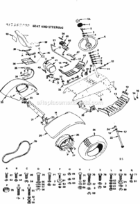 Part Location Diagram of 634A814 Craftsman Weld Hanger
