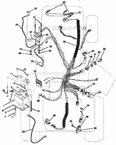 Part Location Diagram of 150109 Craftsman Hold Down Battery