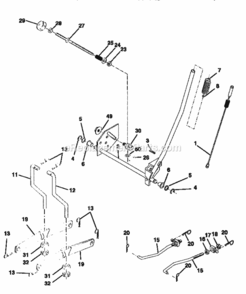Page I Diagram and Parts List for  Craftsman Lawn Tractor