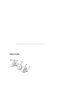 Page H Diagram and Parts List for  Craftsman Lawn Tractor