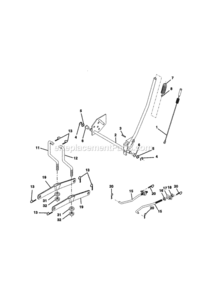 Page I Diagram and Parts List for  Craftsman Lawn Tractor