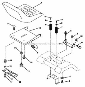 Part Location Diagram of SD523710 Craftsman Bolt