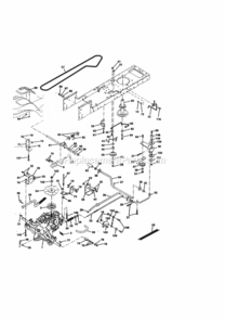 Page C Diagram and Parts List for  Craftsman Lawn Tractor