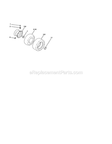 Page I Diagram and Parts List for  Craftsman Lawn Tractor