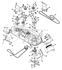 Part Location Diagram of 532148763 Husqvarna V-belt