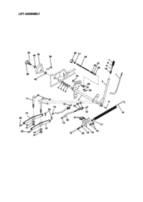 Page I Diagram and Parts List for  Craftsman Lawn Tractor