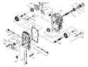 Pump Diagram and Parts List for  Craftsman Lawn Tractor