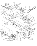 Ground_Drive Diagram and Parts List for  Craftsman Lawn Tractor