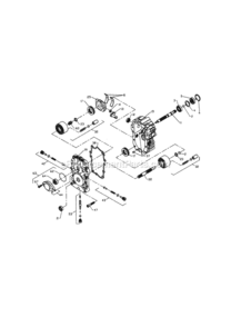 Page L Diagram and Parts List for  Craftsman Lawn Tractor