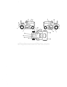 Part Location Diagram of 167175 Craftsman Replacement Decal