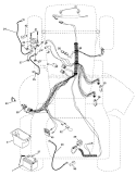 Electrical Diagram and Parts List for  Craftsman Lawn Tractor