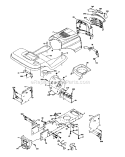 Chassis_And_Enclosures Diagram and Parts List for  Craftsman Lawn Tractor