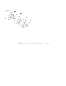 Page H Diagram and Parts List for  Craftsman Lawn Tractor