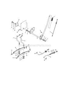 Page I Diagram and Parts List for  Craftsman Lawn Tractor