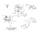 Engine Diagram and Parts List for  Craftsman Lawn Tractor