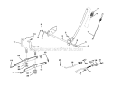 Lift Assembly Diagram and Parts List for  Craftsman Lawn Tractor