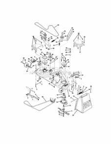 Page J Diagram and Parts List for  Craftsman Lawn Tractor
