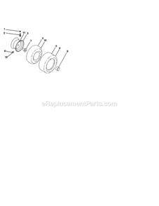 Page H Diagram and Parts List for  Craftsman Lawn Tractor