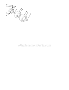 Page H Diagram and Parts List for  Craftsman Lawn Tractor