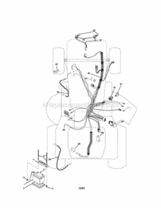 Page A Diagram and Parts List for  Craftsman Lawn Tractor