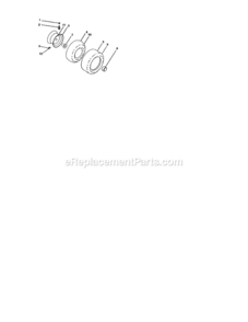 Page H Diagram and Parts List for  Craftsman Lawn Tractor