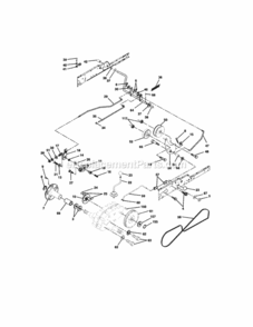 Page C Diagram and Parts List for  Craftsman Lawn Tractor