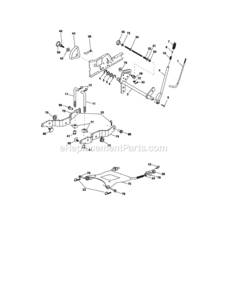 Page I Diagram and Parts List for  Craftsman Lawn Tractor
