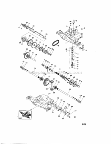 Page L Diagram and Parts List for  Craftsman Lawn Tractor