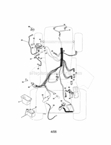 Page A Diagram and Parts List for  Craftsman Lawn Tractor