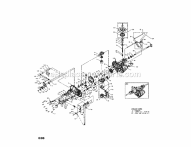 Page L Diagram and Parts List for  Craftsman Lawn Tractor