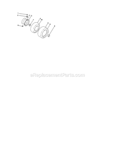Wheels_And_Tires Diagram and Parts List for  Craftsman Lawn Tractor