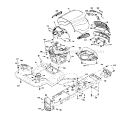 Chassis And Enclosures Diagram and Parts List for  Craftsman Lawn Tractor