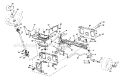 Steering Diagram and Parts List for  Craftsman Lawn Tractor