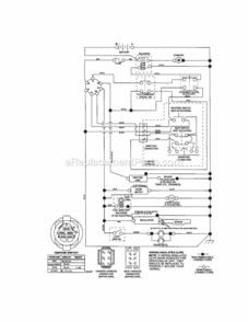 Page K Diagram and Parts List for  Craftsman Lawn Tractor