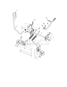 Page I Diagram and Parts List for  Craftsman Lawn Tractor