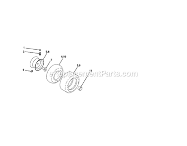 Page I Diagram and Parts List for  Craftsman Lawn Tractor
