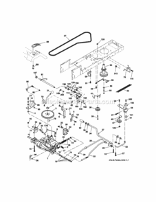 Page C Diagram and Parts List for  Craftsman Lawn Tractor