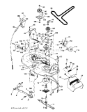 Page L Diagram and Parts List for  Craftsman Lawn Tractor